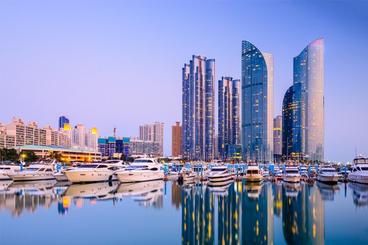 Port de plaisance de Haeundae à Busan