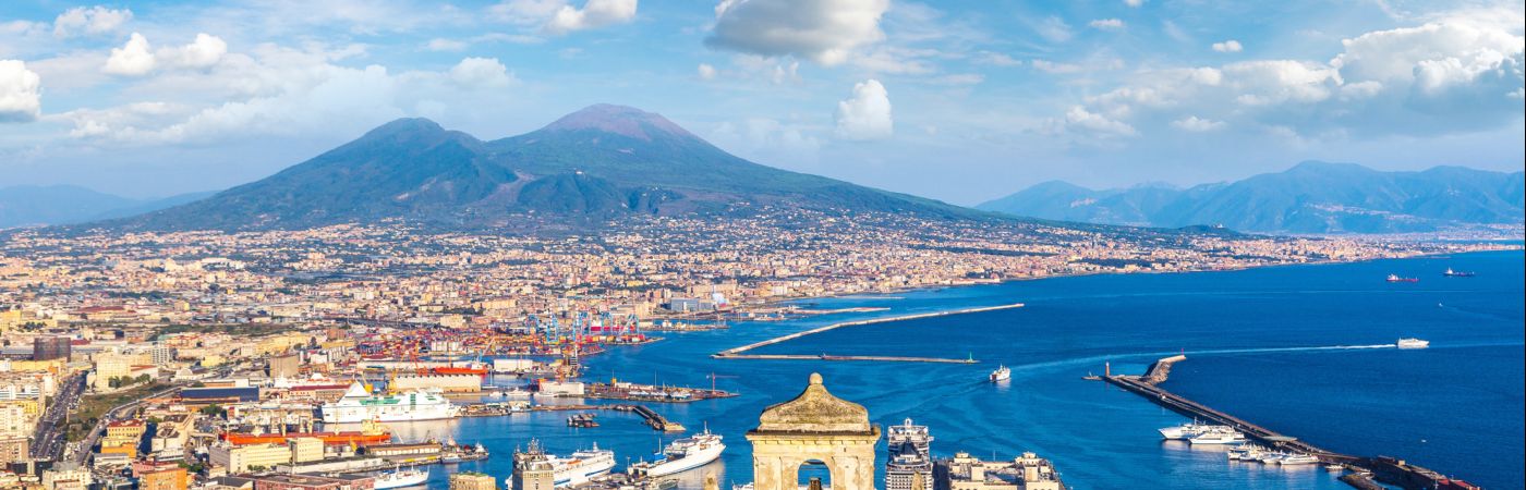 Naples et le Vésuve