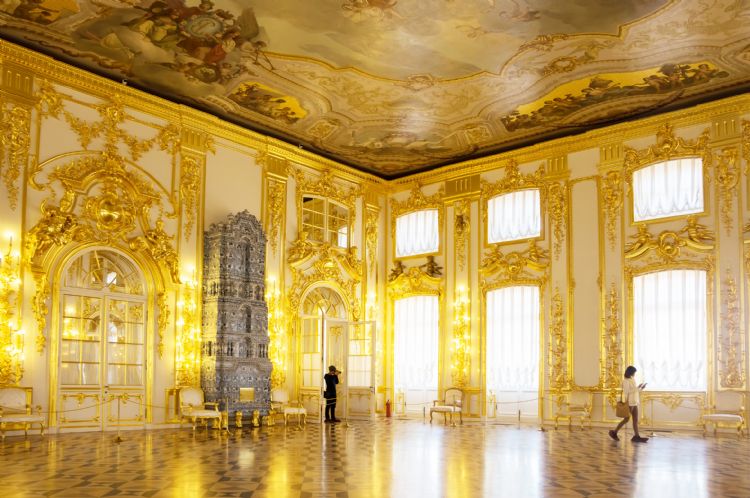 Intérieur du palais Catherine à Pouchkine